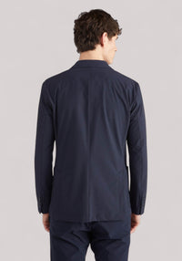 GIACCA UOMO BLU IN TESSUTO TECNICO NAVY