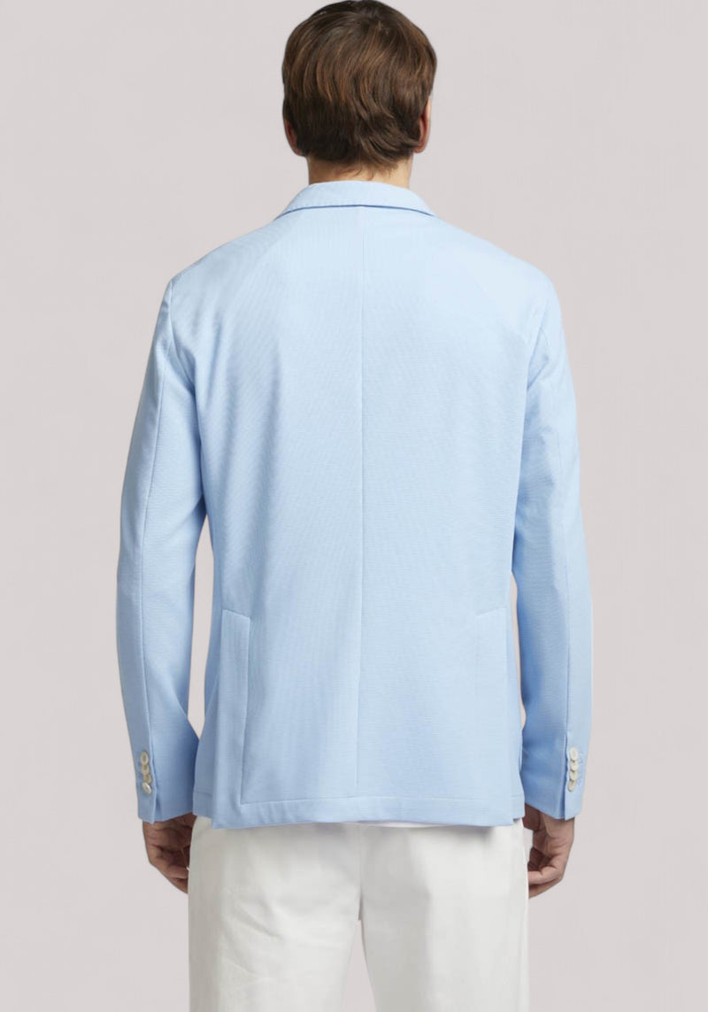 GIACCA UOMO JERSEY AZZURRO PASTELLO