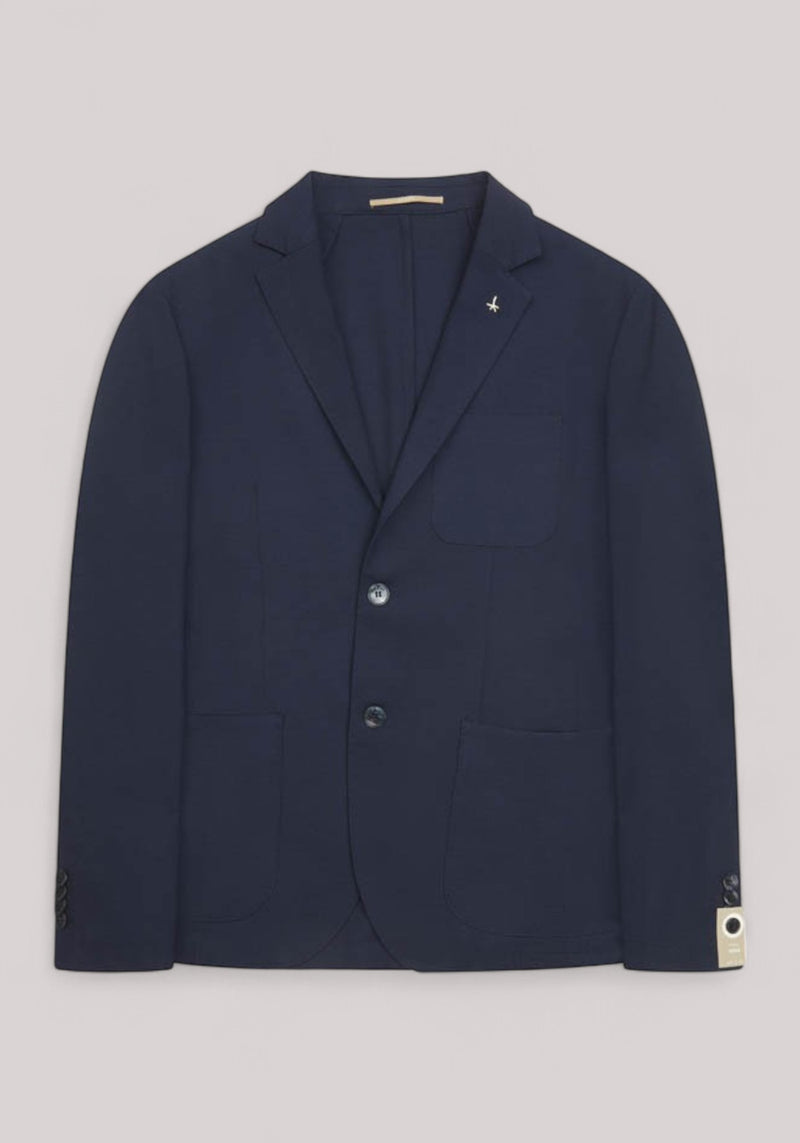 GIACCA UOMO IN JERSEY NAVY BLUE