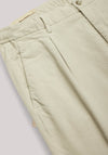 PANTALONE UOMO VELLUTO PANNA