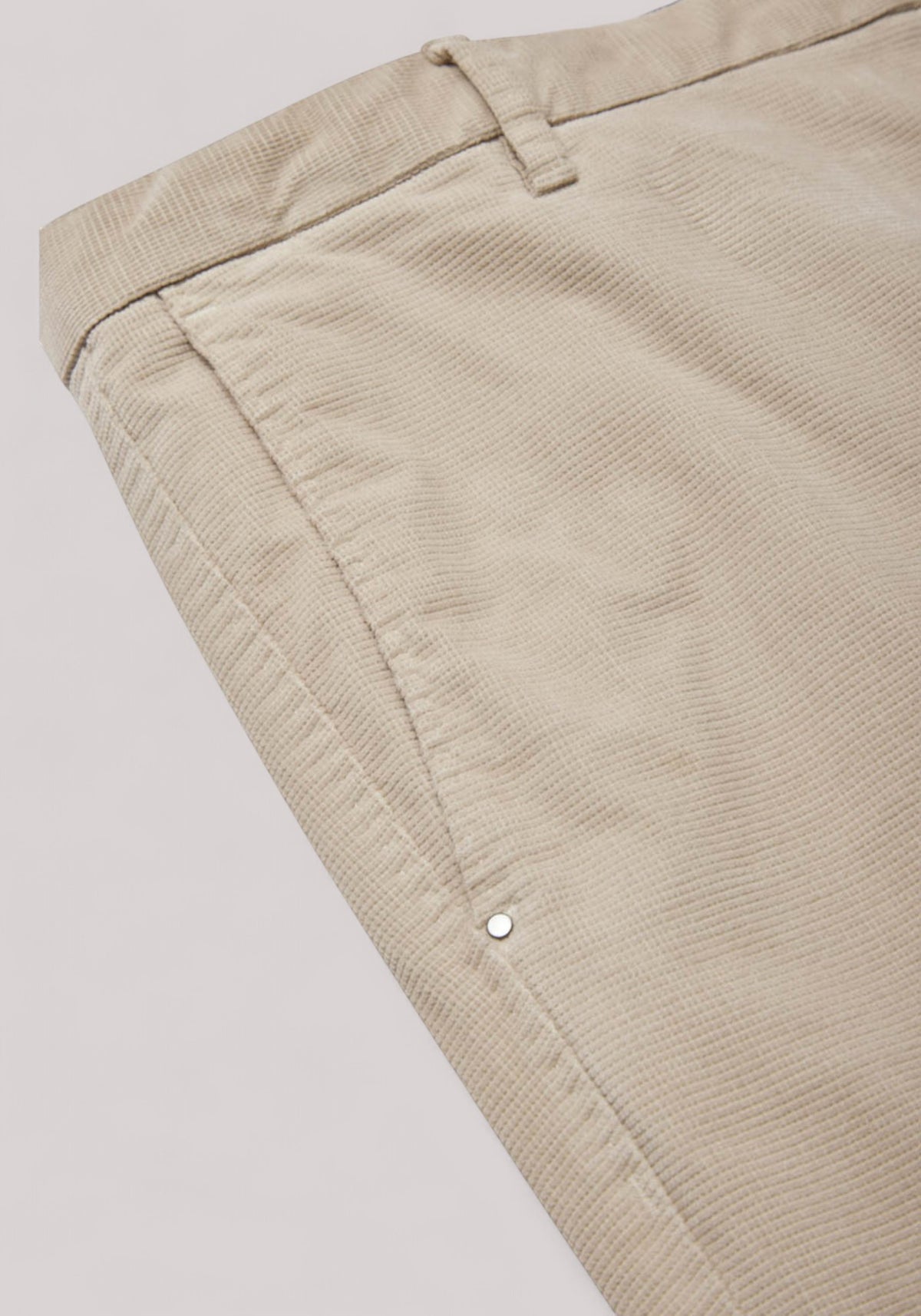 PANTALONE UOMO FUSTAGNO SLIMFIT AVORIO