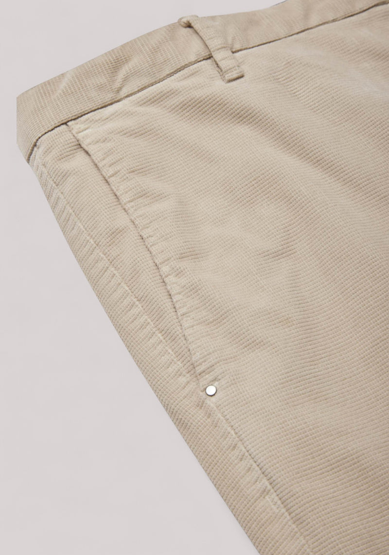 PANTALONE UOMO FUSTAGNO SLIMFIT AVORIO
