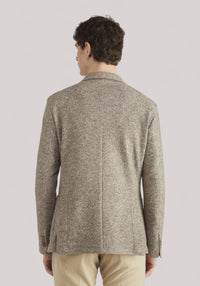 GIACCA UOMO TWEED TORTORA