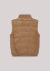 GILET UOMO IN CAMOSCIO CACAO