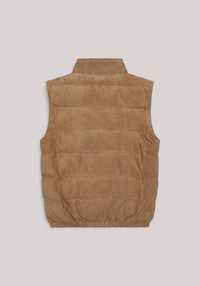 GILET UOMO IN CAMOSCIO CACAO