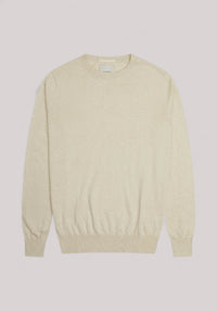 MAGLIA UOMO MISTO CASHMERE ECRU