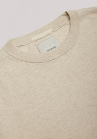 MAGLIA UOMO MISTO CASHMERE ECRU