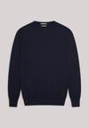MAGLIA UOMO MISTO CASHMERE BLU NAVY