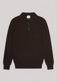 POLO UOMO LAMBSWOOL CACAO