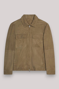 GIUBBINO UOMO CAMOSCIO TORTORA - Linassi