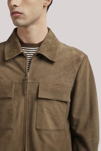GIUBBINO UOMO CAMOSCIO TORTORA - Linassi