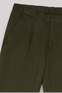 PANTALONE UOMO JERSEY VERDE OLIVA