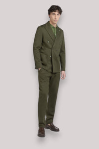 PANTALONE UOMO JERSEY VERDE OLIVA