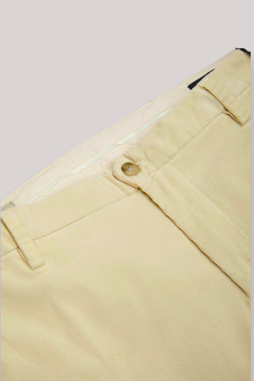 PANTALONE UOMO VELLUTO MILLERIGHE ECRU