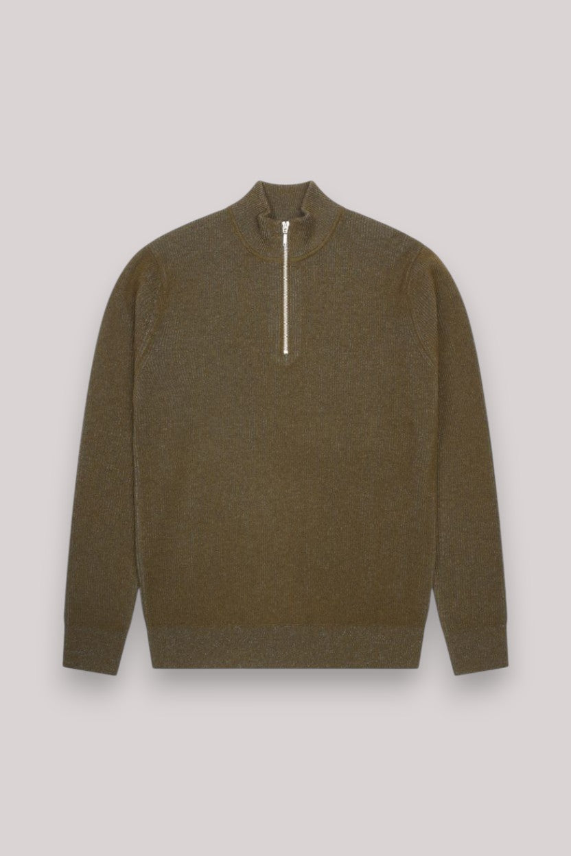 MAGLIA UOMO MERINOS VERDE SCURO