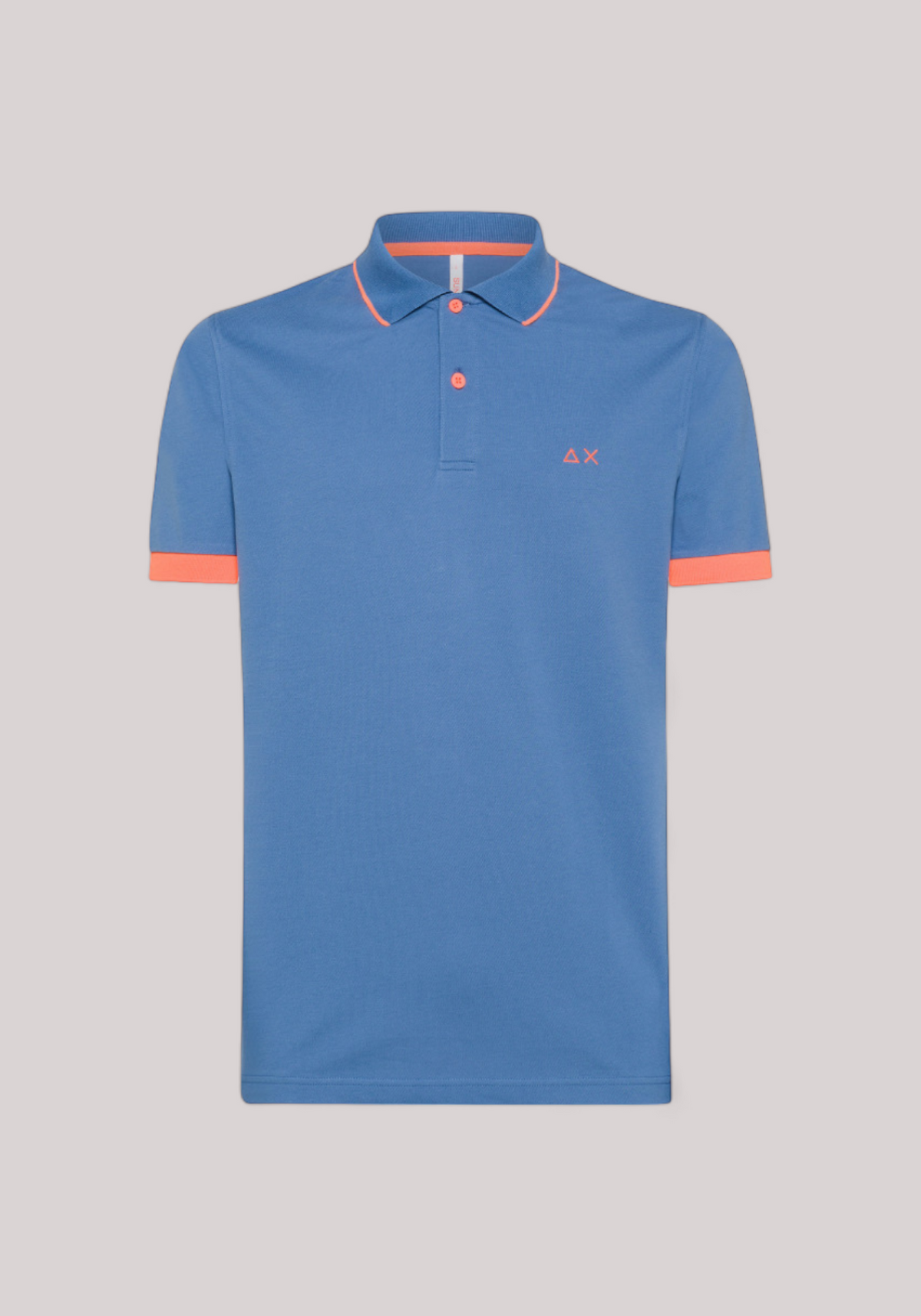 POLO UOMO SMALL STRIPE FLUO AVIO - Linassi