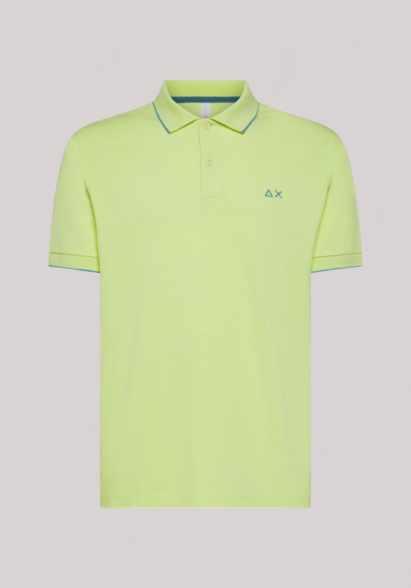 POLO UOMO STRETCH GIALLO LIMONE