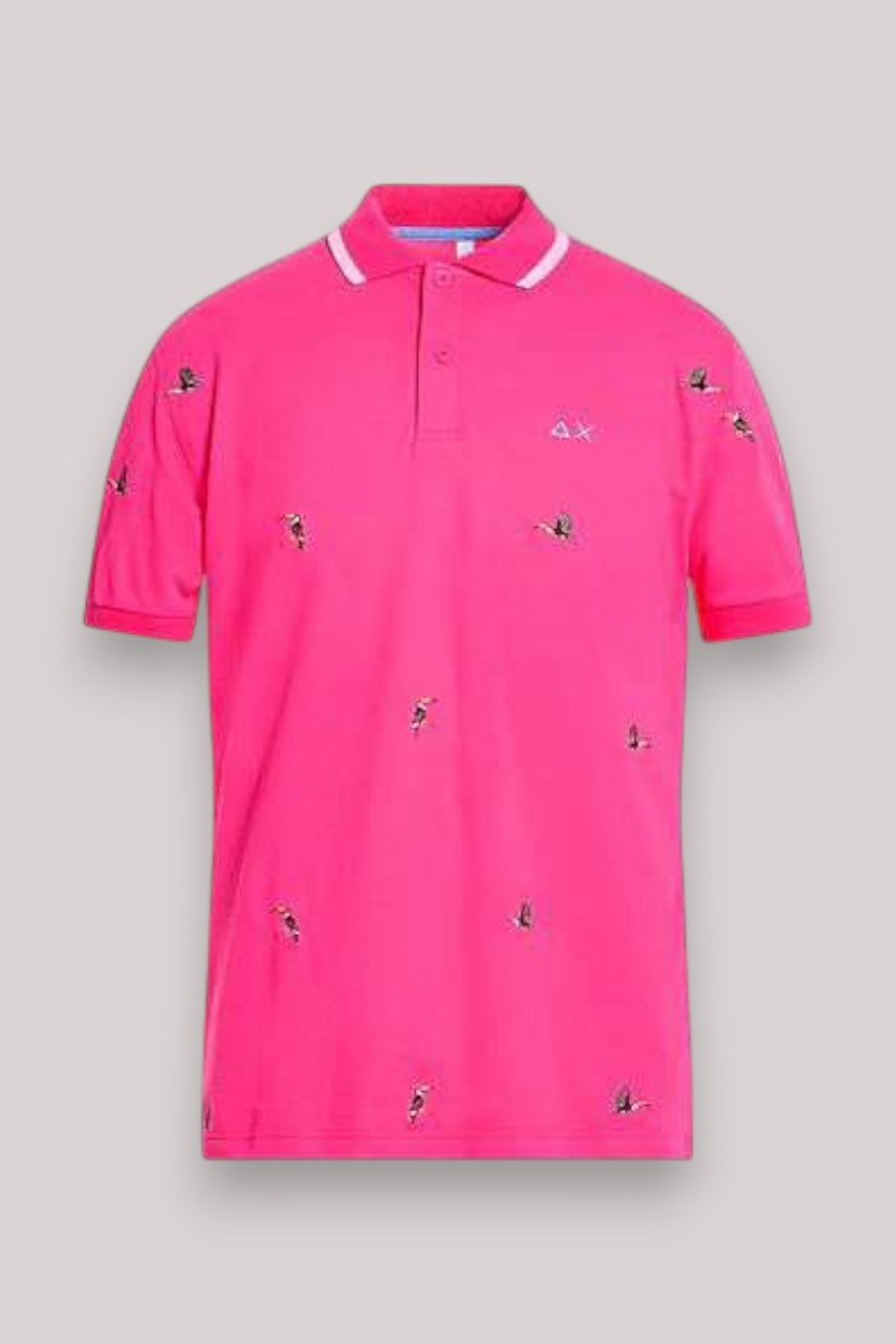 POLO UOMO FANTASIA FUXIA