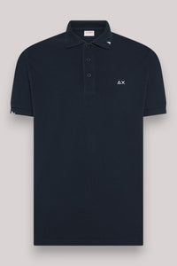 POLO UOMO VINTAGE NAVY BLUE - Linassi