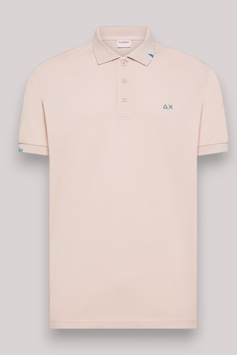 POLO UOMO VINTAGE ROSA PORCELLANA - Linassi