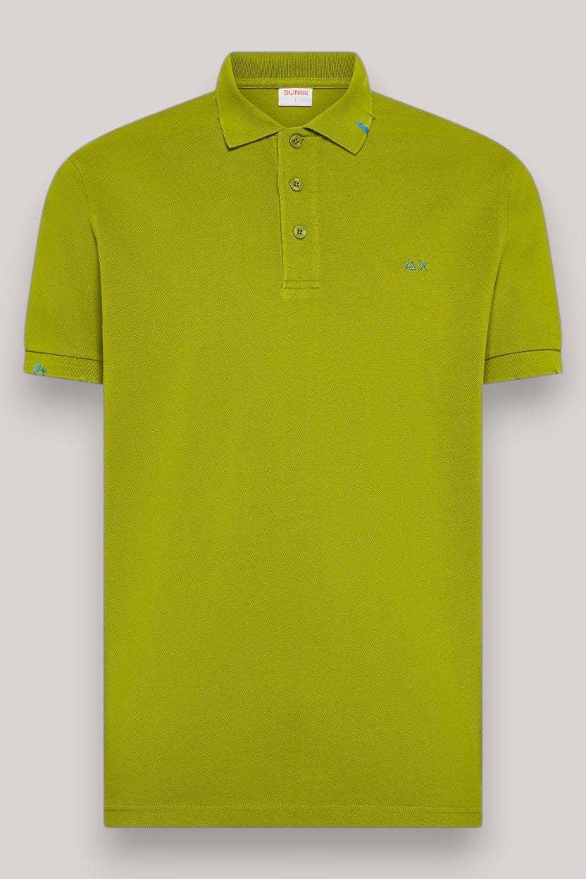 POLO UOMO VINTAGE OLIVA - Linassi