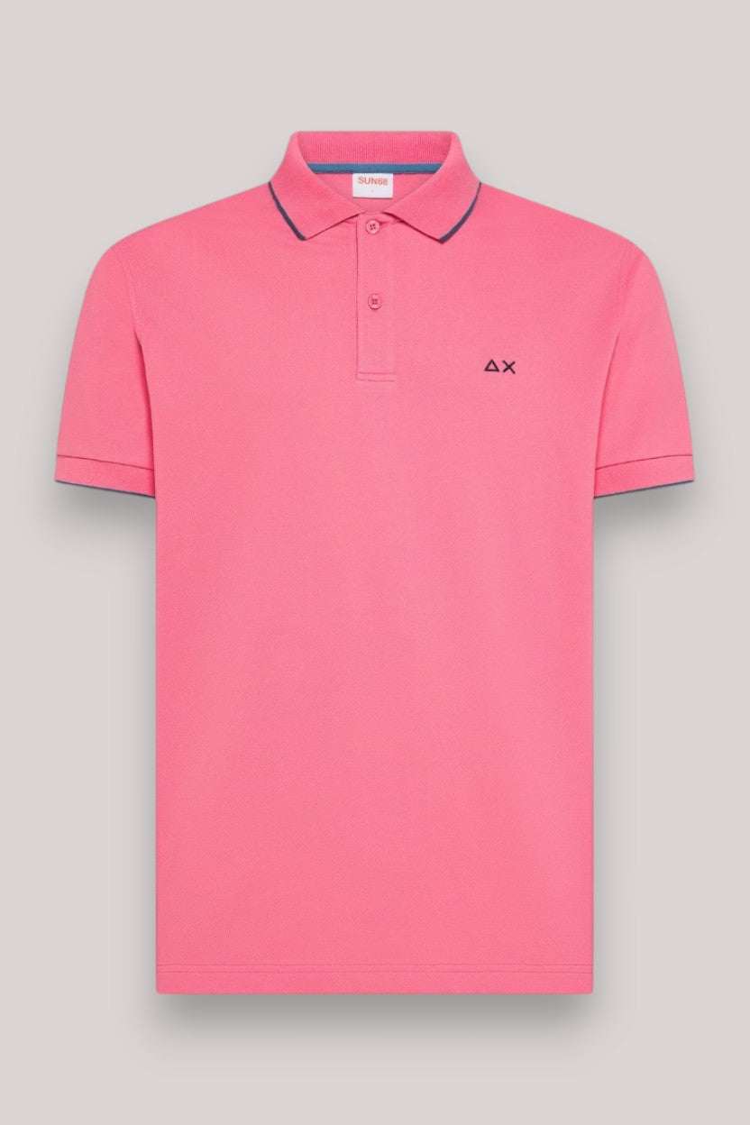 POLO UOMO SMALL STRIPE FUXIA - Linassi