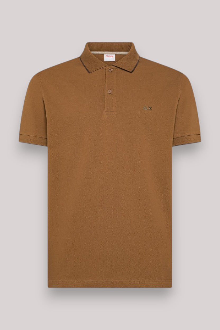 POLO UOMO SMALL STRIPE VOLPE - Linassi