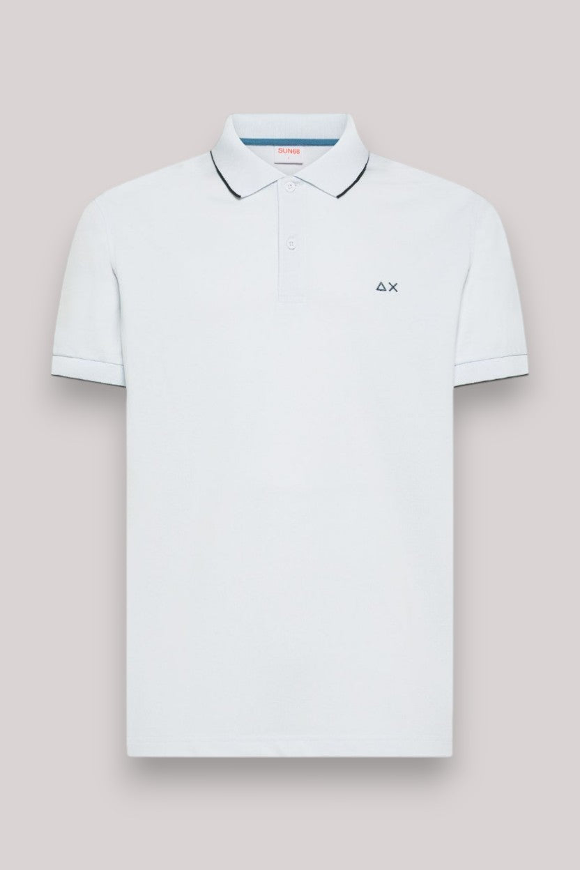 POLO UOMO SMALL STRIPE BIANCO - Linassi