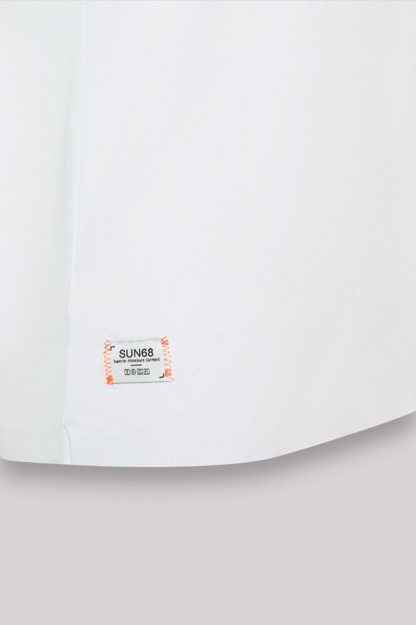 POLO UOMO PIQUET TECNICO BIANCO - Linassi