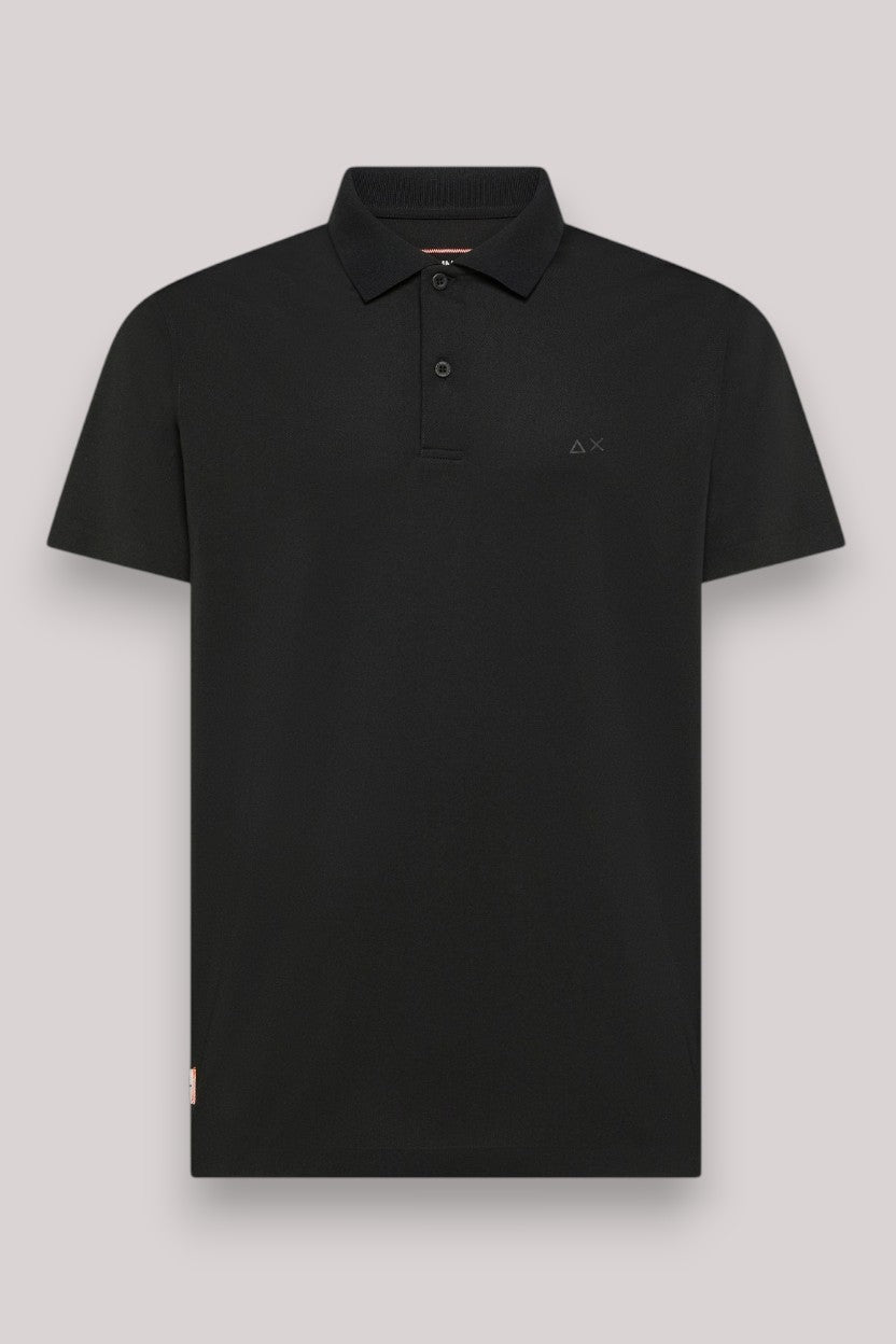 POLO UOMO PIQUET TECNICO NERO - Linassi