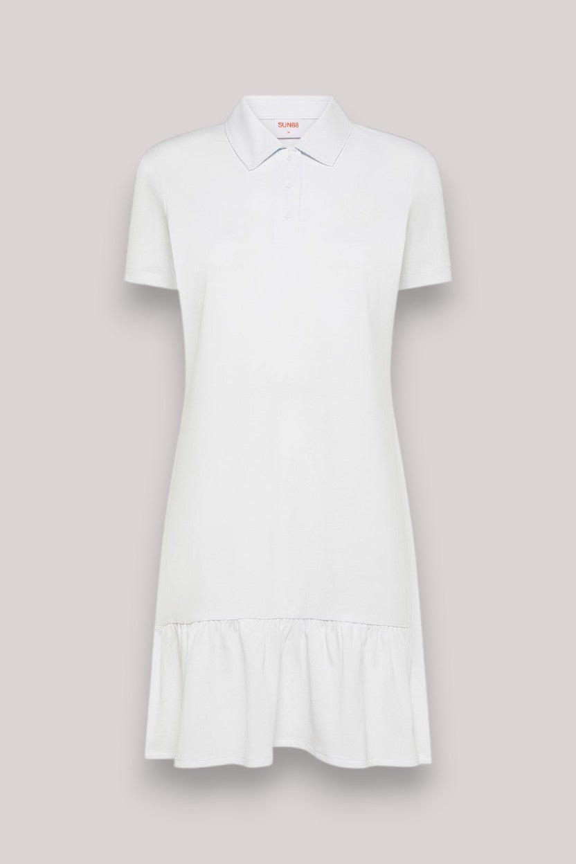 ABITO DONNA PIQUET BIANCO - Linassi