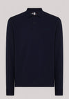 POLO UOMO CONTRAST ELBOW EL NAVY BLUE