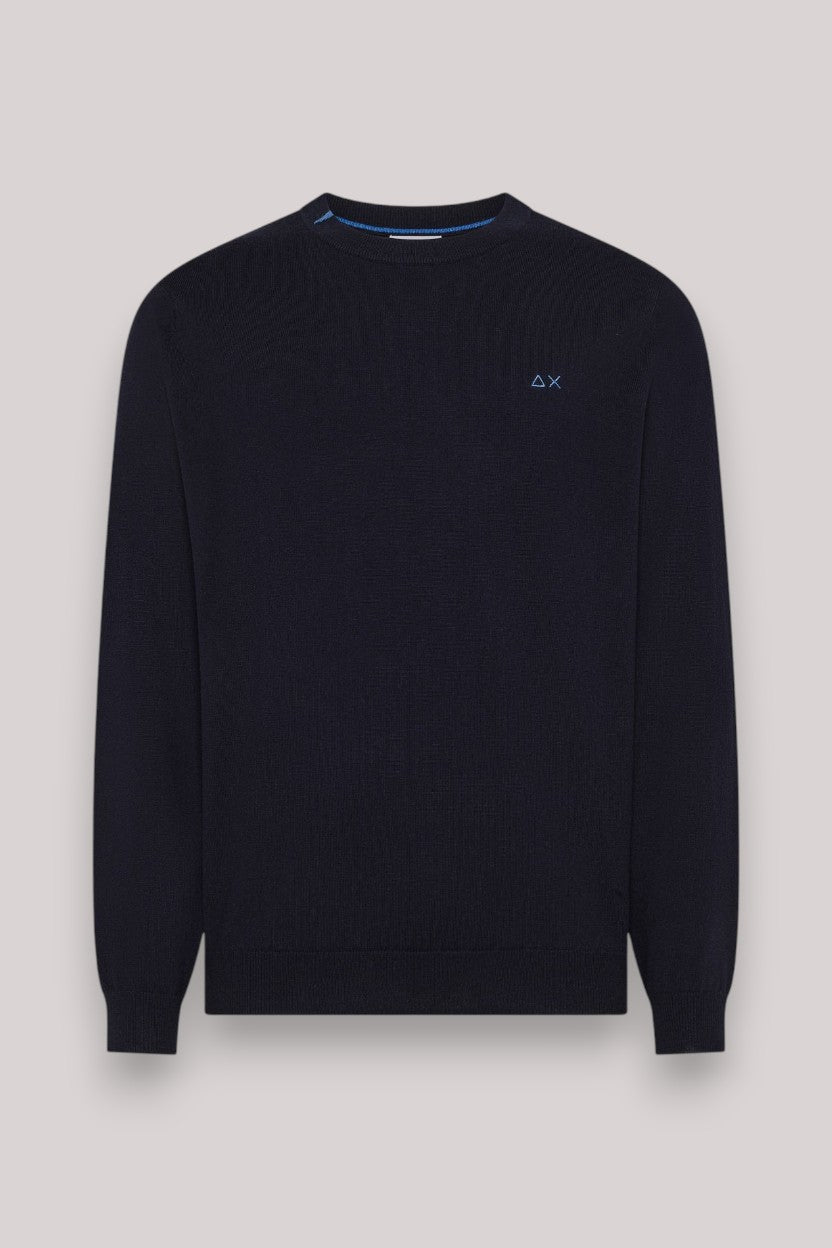 MAGLIA UOMO SWEATER BASIC NAVY BLUE