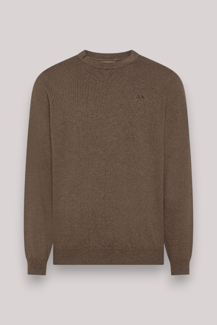 MAGLIA UOMO SWEATER BASIC TORTORA - Linassi