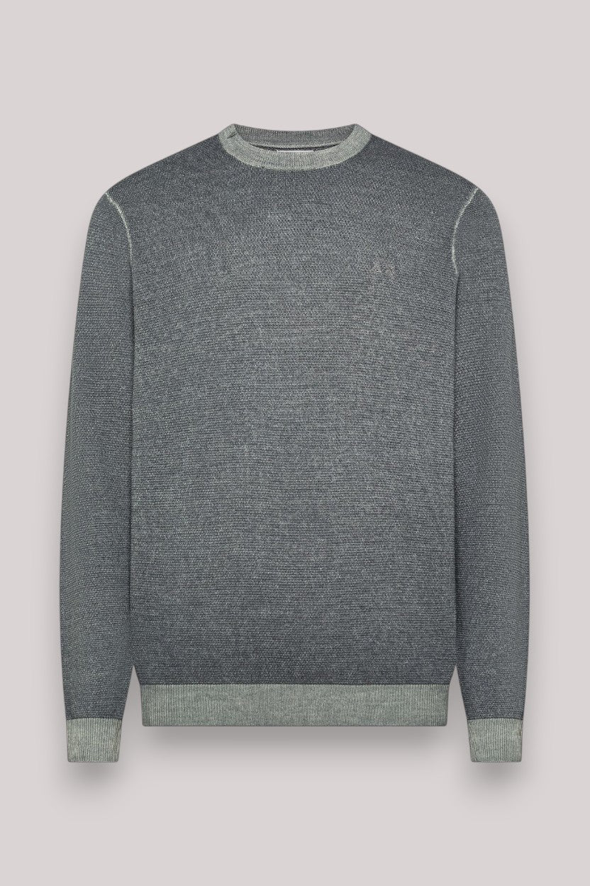MAGLIA UOMO SWEATER VINTAGE DYED SMALL RICSTONE - Linassi