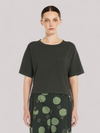 T-SHIRT DONNA VERDE SCURO - Linassi