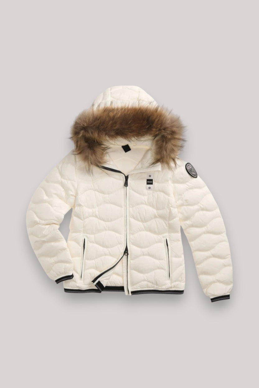 GIUBBINO DONNA ALDIE BIANCO OTTICO