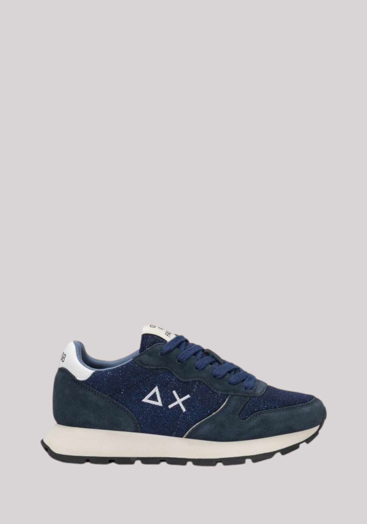 SCARPE DONNA ALLY GLITTER TEXTILE NAVY BLUE