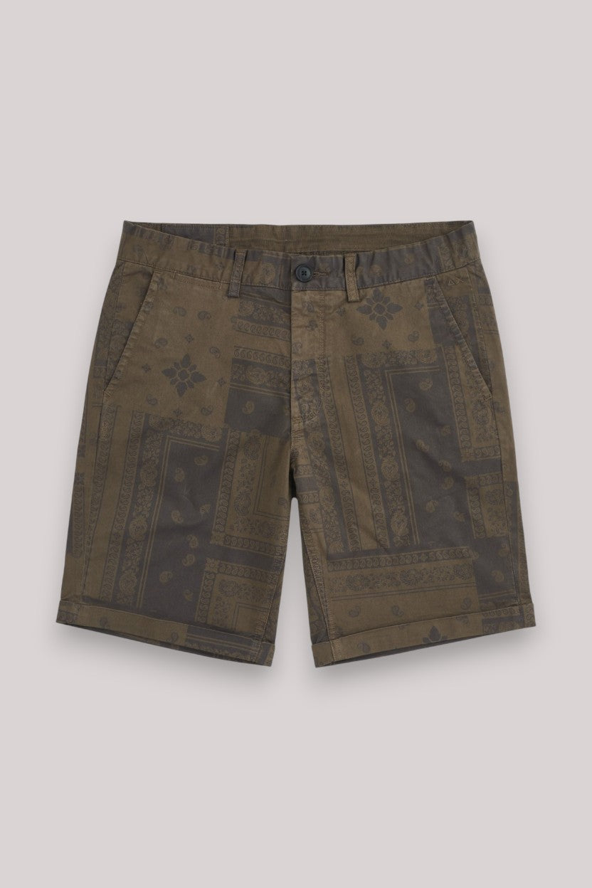 BERMUDA UOMO IN FANTASIA MUD - Linassi