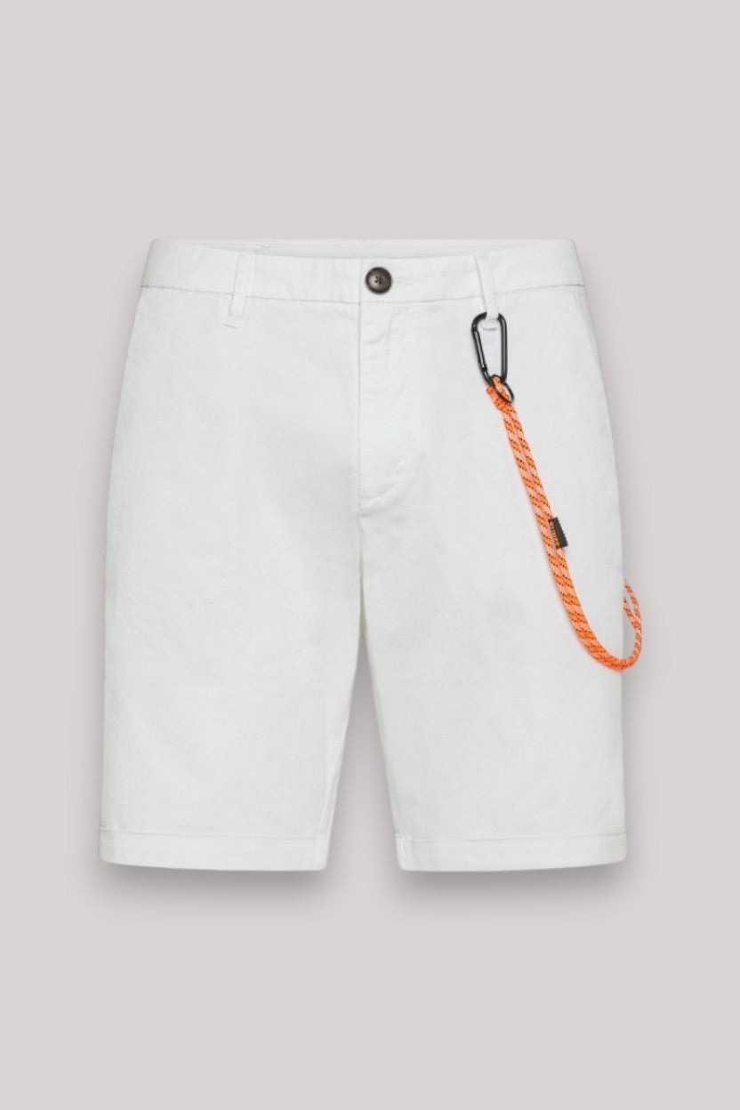 BERMUDA UOMO CHINO FOLD BIANCO - Linassi
