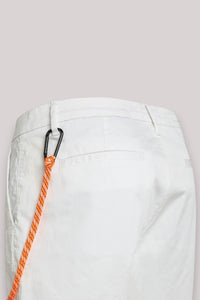 BERMUDA UOMO CHINO FOLD BIANCO - Linassi