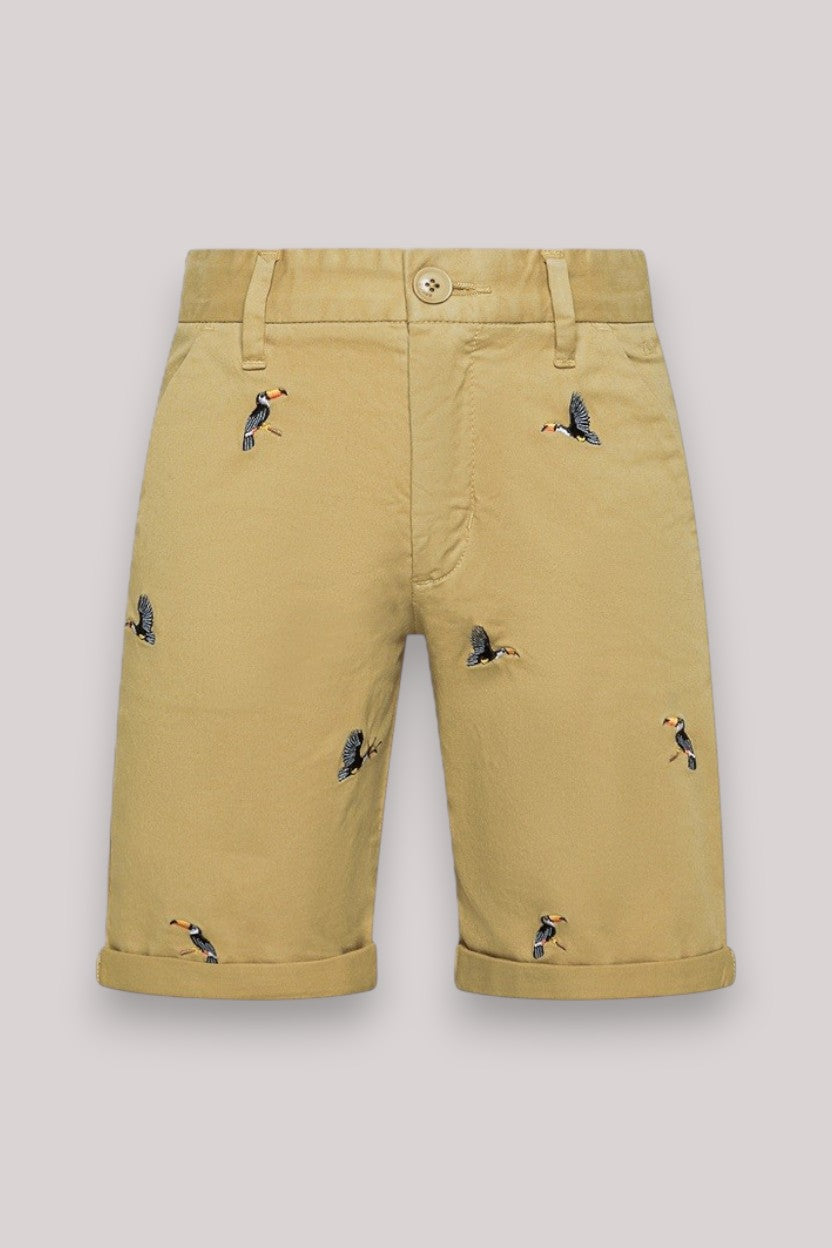 BERMUDA UOMO STRETCH BEIGE