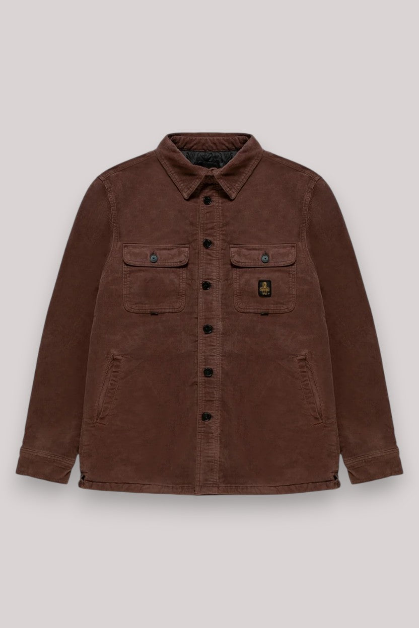 GIUBBINO UOMO OVERSHIRT COFFEE - Linassi