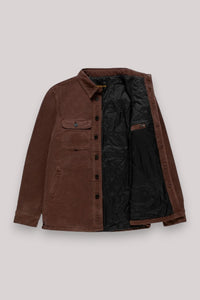 GIUBBINO UOMO OVERSHIRT COFFEE - Linassi