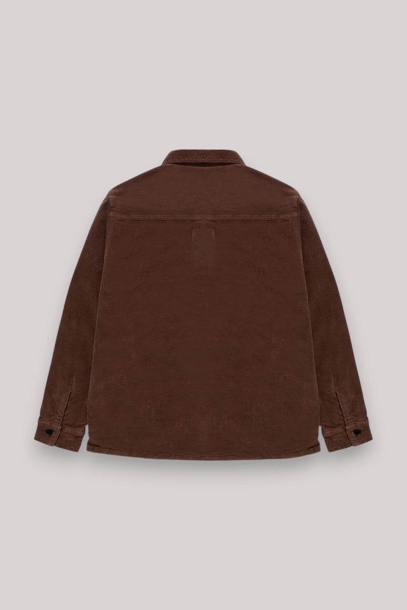 GIUBBINO UOMO OVERSHIRT COFFEE - Linassi