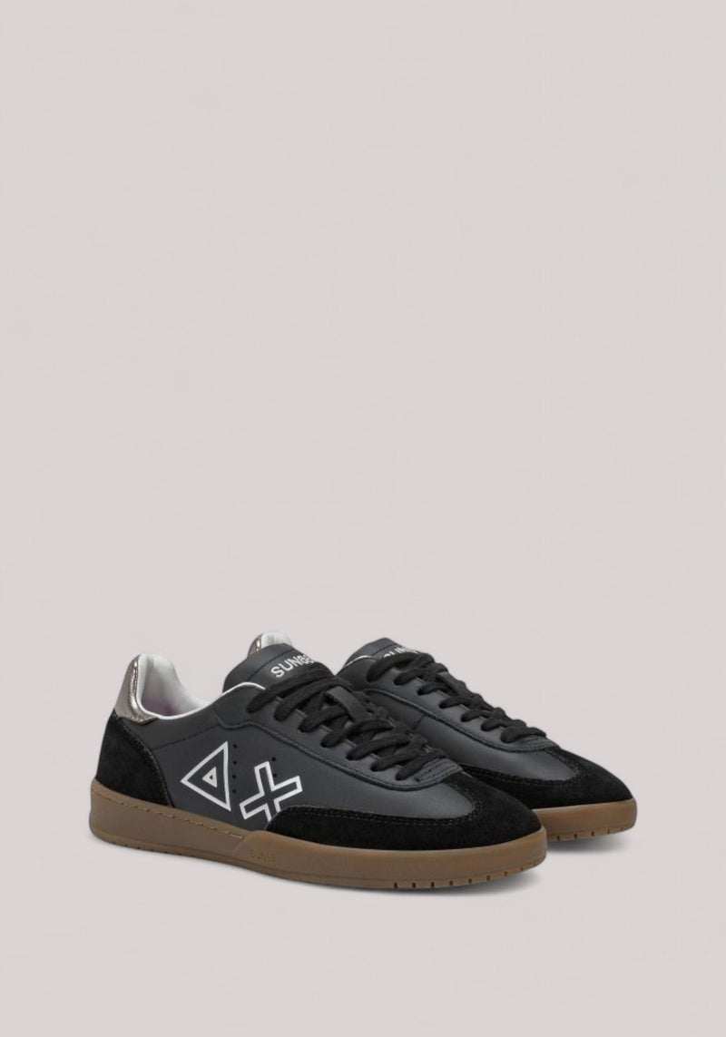 SCARPE DONNA CALIFORNIA SUN LEATHER NERO - Linassi