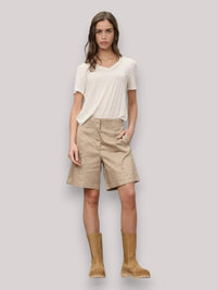 BERMUDA DONNA CALLAHAN BEIGE NATURALE - Linassi