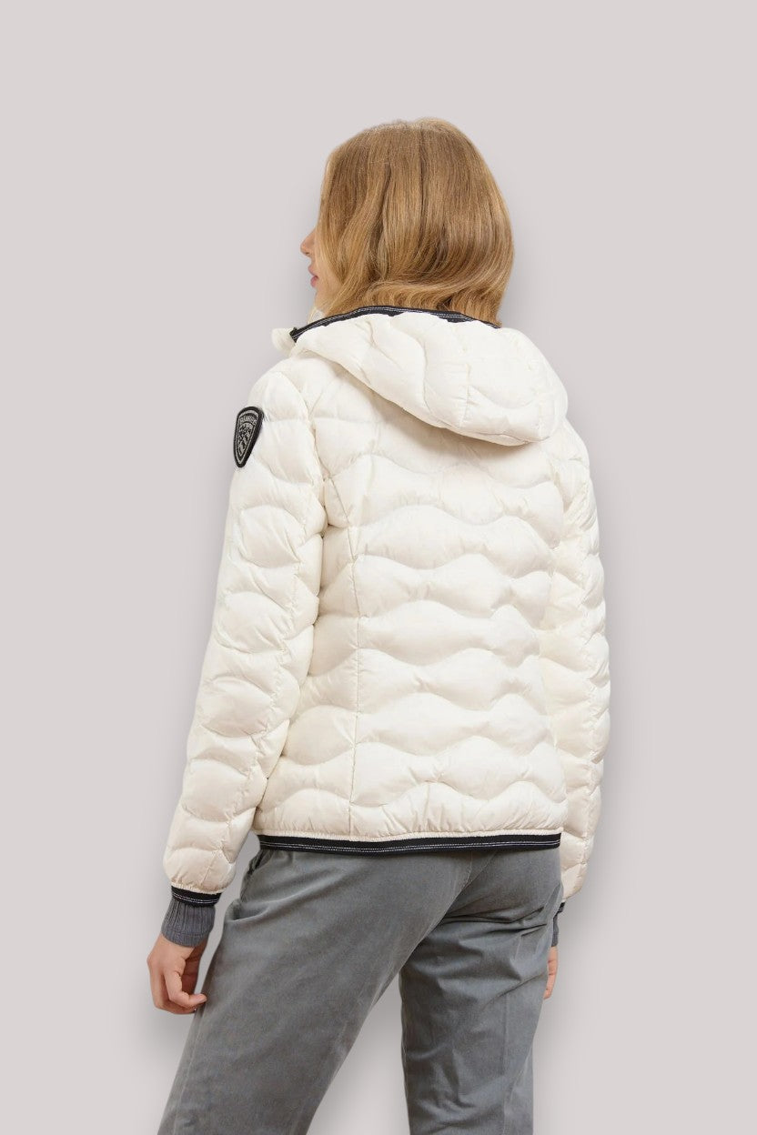 GIUBBINO DONNA CAMELIA BIANCO OTTICO
