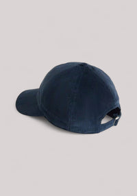 BERRETTO UOMO IN VELLUTO MELTON BLUE