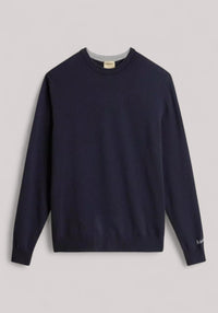 MAGLIA UOMO LAMBSWOOL MELTON BLUE